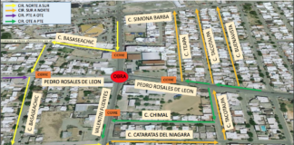 Cerrarán por repavimentación la Valentín Fuentes y Pedro Rosales de León