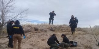 Encuentran huesos humanos enterrados