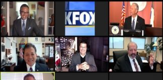 Alcaldes fronterizos se unen en entrevista virtual