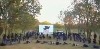 Exhiben sicarios del CJNG armas de alto poder y amenazan a “Zetas”