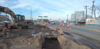 Cerrarán carriles en la waterfill para reparar colector colapsado