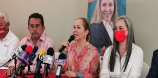 Cierran filas con Adriana Fuentes los candidatos a diputados