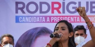 Narco amenaza a la juarense Zudikey Rodríguez