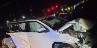 Consigna Seguridad Vial a conductor ebrio que provocó choque múltiple