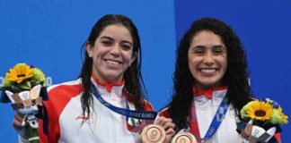 Alejandra Orozco y Gabriela Agúndez bañan de bronce a México