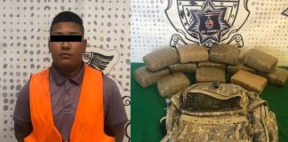 Cargaba 12 paquetes de yerba mala