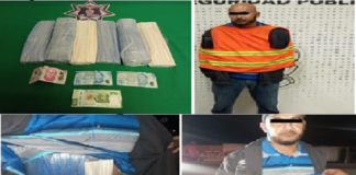 Traía cables de la maquila atados al pecho; lo detienen