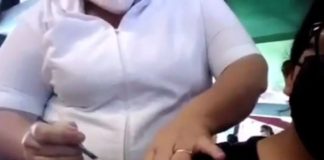 Por cansancio, enfermera simuló vacunar a joven en Veracruz