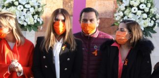 Participa Pérez Cuéllar en ceremonia de víctimas de feminicidio