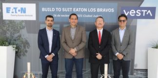 Reitera Presidente apoyo a empresarios durante inauguración del edificio Vesta: Eaton