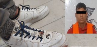 Traían sangre en tenis y ropa; creen que es de su víctima