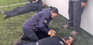 Enseña Border Patrol primeros auxilios a policías de Juárez