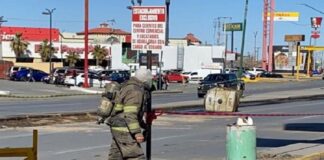 Derraman ácido muriático en la vía pública