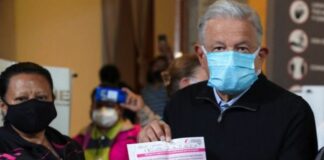 Pese a programas sociales llega AMLO apenas a mitad de votos de 2018