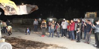 De noche supervisa Presidente Programa de Bacheo