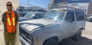 Intenta robar una Bronco 1990 pero lo detienen