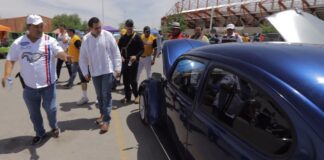 Alcalde Pérez Cuéllar asiste a exhibición de autos y sonidos “Car Show 2022”