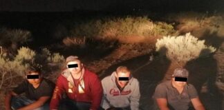 Cortaban parte del muro para entrar a EU; los detienen