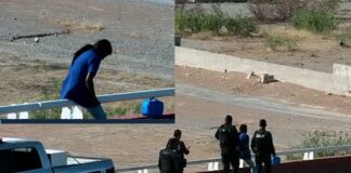 Se iba a lanzar de puente y policía lo impide