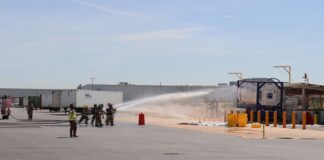Realizan en Electrolux simulacro de emergencia química mayor
