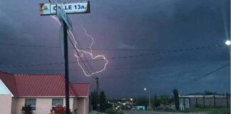 Captan en video un rayo en forma de corazón
