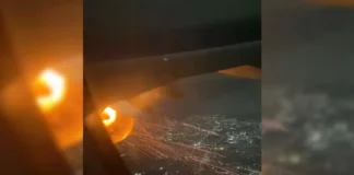 Captan turbina en llamas y avión aterriza de emergencia en aeropuerto de Guadalajara