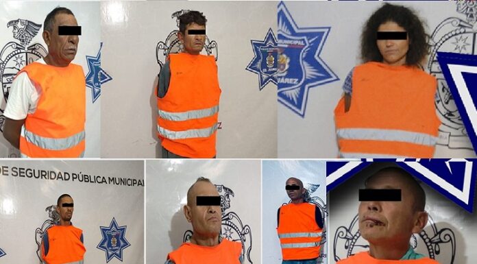 Caen 7 personas que contaban con órdenes de aprehensión