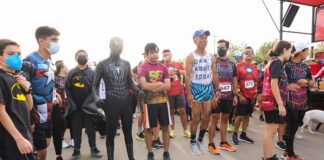 Presidenta del DIF marca la salida en la Carrera de Superhéroes