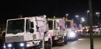 Levantó Servicios Públicos 8 toneladas de basura y arregló 112 lámparas anoche