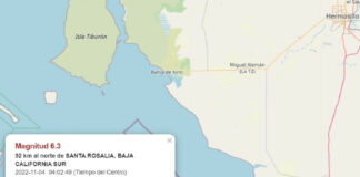 Sismo hoy 4 de noviembre de 2022: Temblor de 6.3 sacude Sonora, BC y BCS
