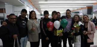 Porras al campeón mundial; tienen hermanos Bonilla emotivo recibimiento