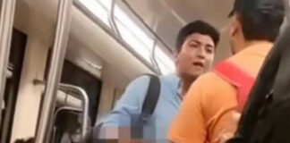 Pasajero encara a hombre que pedía dinero en el metro; usaba niña como “gancho”