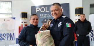 Reconoce SSPM a “Policías del Mes”