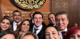 Sheinbaum presumió foto con gobernadores, incluyendo a Maru Campos