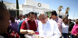 Asiste alcalde Pérez Cuéllar a conferencia del Secretario de Gobernación