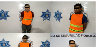 Arrestan a cuatro sujetos por el delito de robo a casa