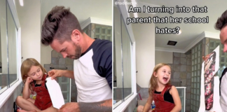 Video: Papá recibe fuertes críticas por hacerle tatuaje a su hija de 5 años