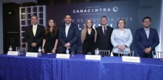 Abrimos la puerta a otras mujeres: Adriana Terrazas en toma de protesta de CANACINTRA