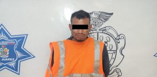 Policías Municipales detienen a un sujeto en posesión de cristal