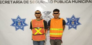 Arrestan a sujetos por el delito de robo a transeúnte con violencia