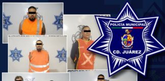 Policías Municipales arrestan a siete personas por el delito de violencia familiar