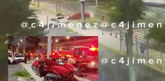 Vídeo: momento exacto del choque del Camaro en Periférico