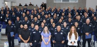 Reconocen a policías municipales destacados por desempeño
