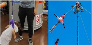 Un papá se vuelve viral por hacer que su bebé ‘imite’ a un volador de Papantla
