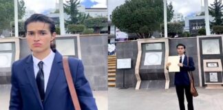 Se titula con el mejor promedio, pero no va su familia