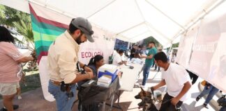Con vacunación y esterilización acude Ecología a Feria de Paz