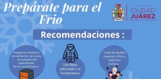 Protección Civil emite recomendaciones por bajas temperaturas