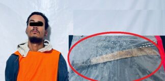 Con machete en mano amenazaba a clientes de centro comercial