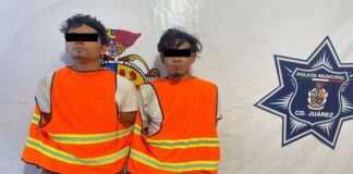 Detienen a dos sujetos por el delito de robo con violencia