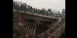 Puente peatonal desplomado en Edomex se movía y tronaba desde hace tiempo